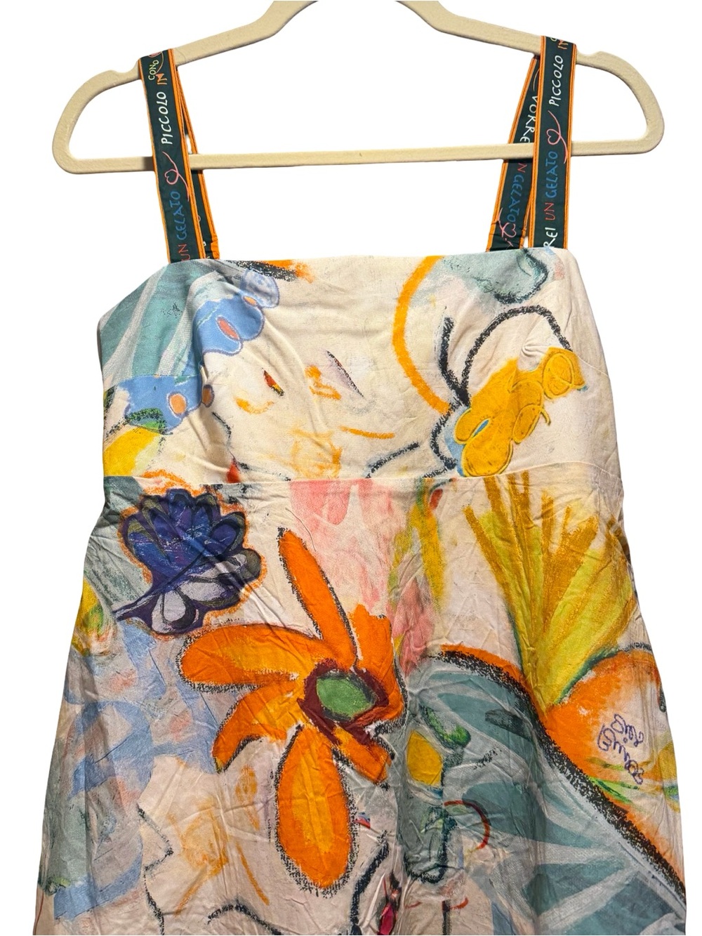 Caroline Constas Linen Euro Summer Maxi Sundress NWT - Picture 3 of 12